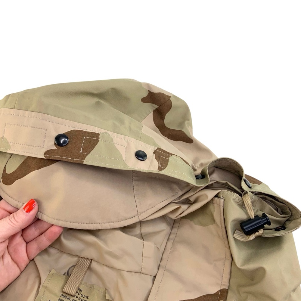 Cold Weather Goretex DCU Parka Desert Camouflage Full Zip Jacket - Picture 7 of 9